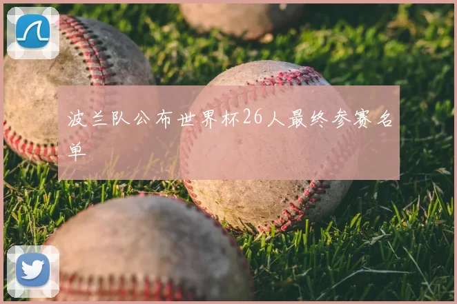 波兰队公布世界杯26人最终参赛名单